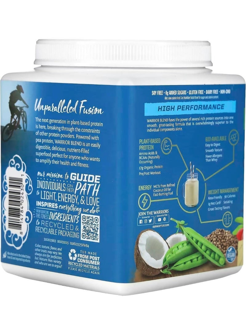 صن واريور مسحوق بروتين نباتي عضوي عالي الأداء ومناسب لنظام كيتو من Sunwarrior Blend بنكهة الفانيليا 375 جرام - Image 5